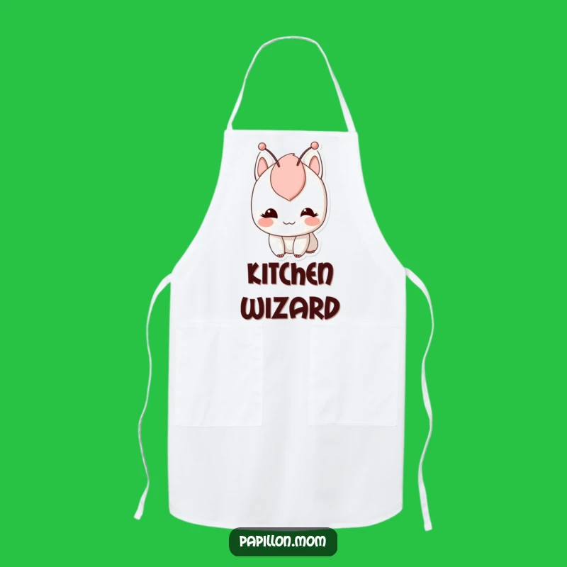 Funny Twitching Antennae Character Apron: Cook with Quirky Style