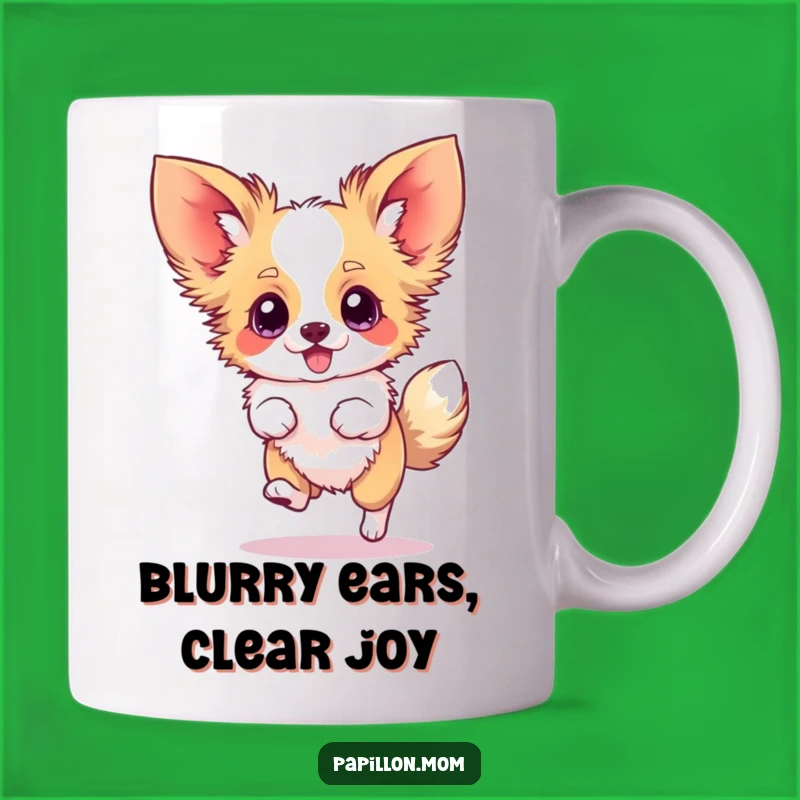 Funny Papillon Silly Hop Mug - Energetic Dog Lover's Fun Gift!