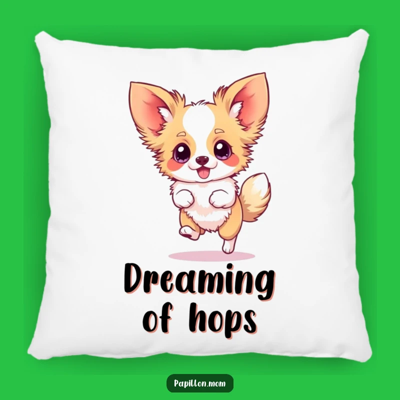 Funny Papillon Hop Pillow - Cozy Comfort with a Silly Twist!
