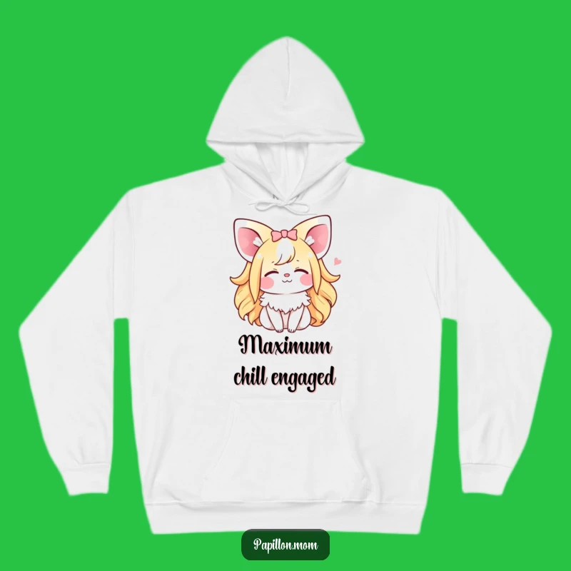 Cozy Funny Kawaii Papillon Lady Hoodie: Your Perfect Happy Sigh Companion