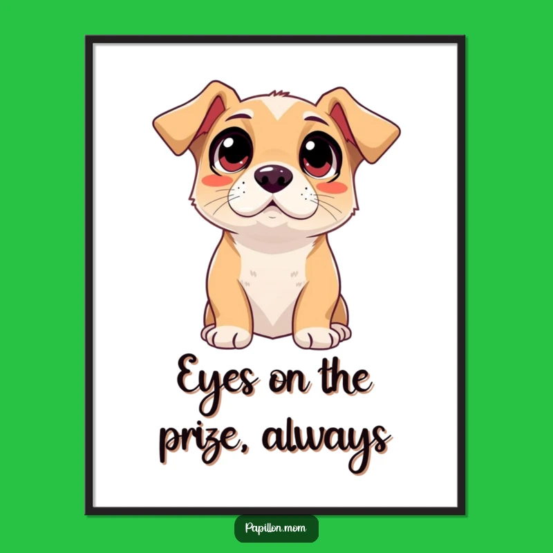 Free Printable Wall Art: Adoring Dog Eyes - Sweet Downloadable Decor