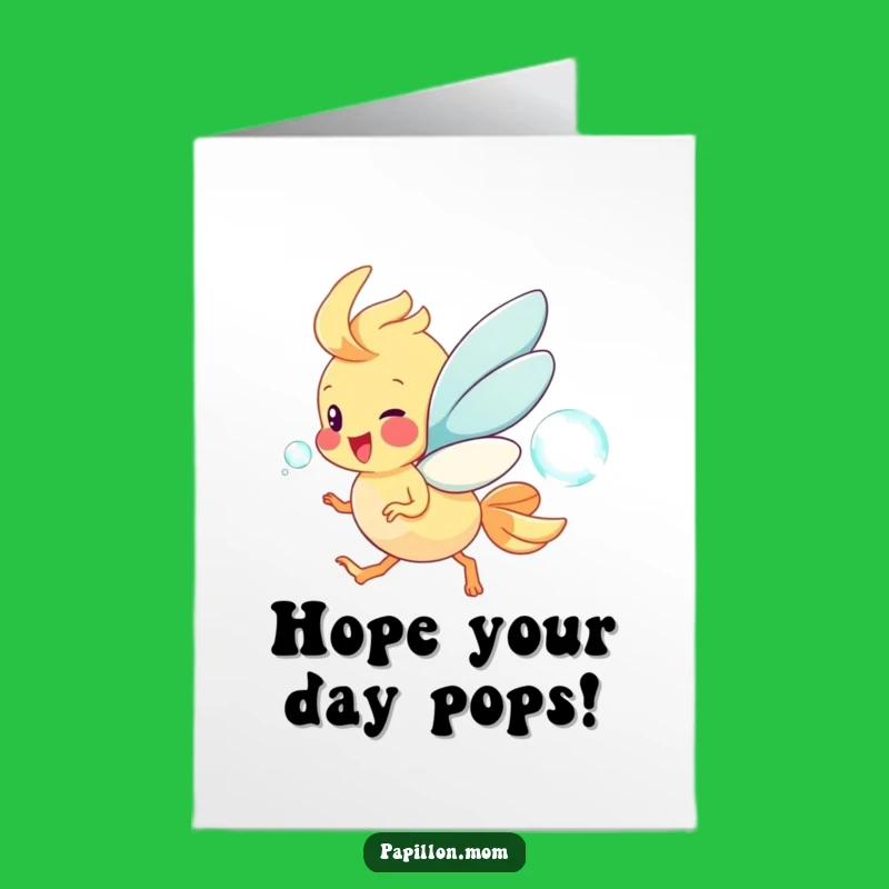 Free Printable Papillon Birthday Card: Playful Dog Art Downloadable Joy
