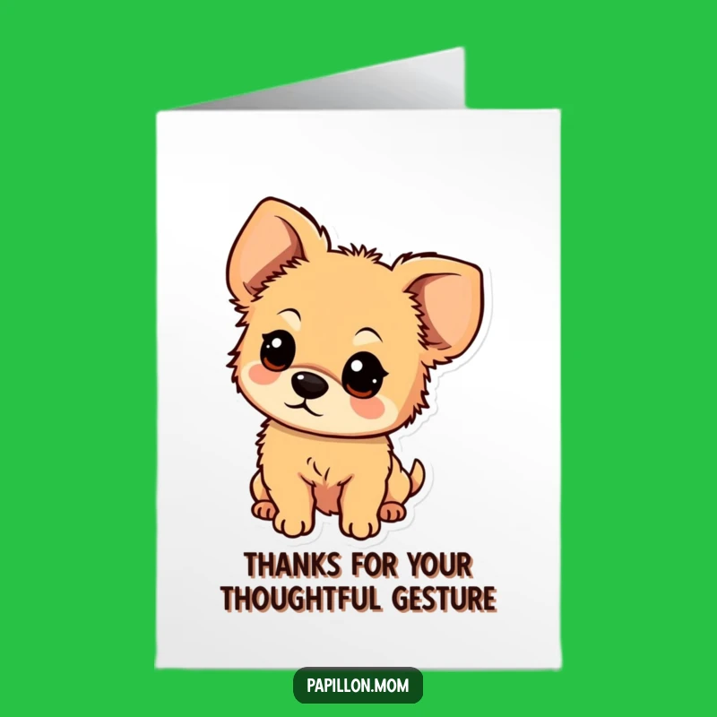 Free Printable Thank You Card: Curious Pup, Ultimate DIY Downloadable Gift