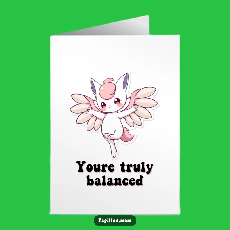 Free Printable Thank You Card: Balancing Character, Funny Downloadable for Expressing Gratitude with Style