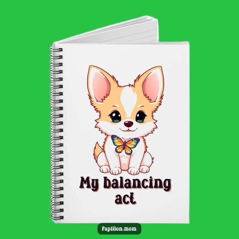 Funny Papillon Butterfly Balance Notebook - Creative Funny Gift for Journaling