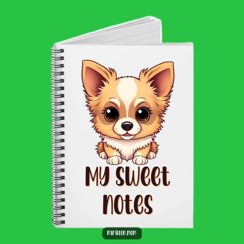 Funny Papillon Sweet Gaze Notebook - Inspiring Funny Gift for Journaling