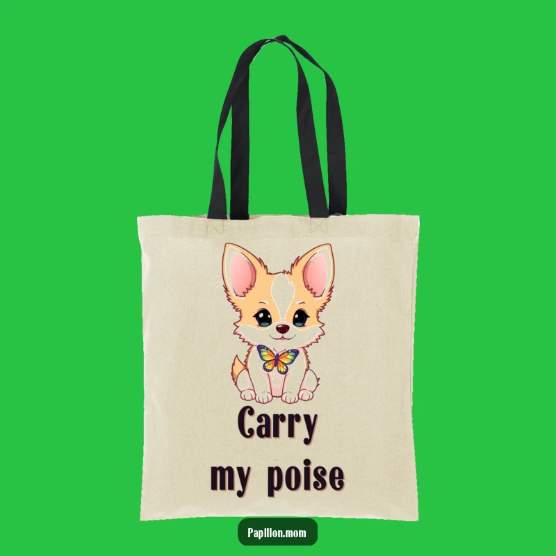 Funny Papillon Butterfly Balance Tote Bag - Spacious Funny Gift for Daily Errands