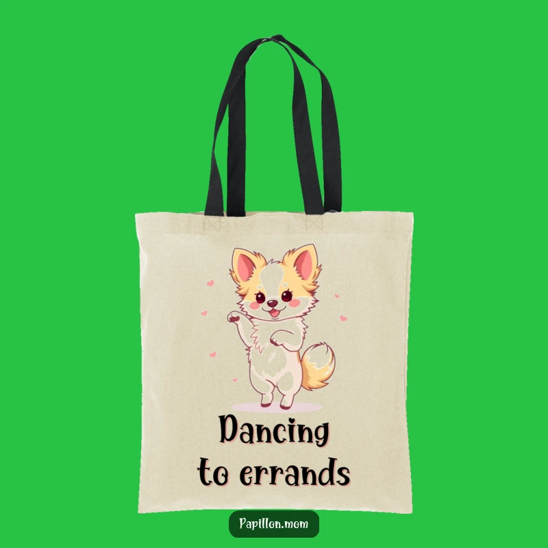Funny Papillon Dancing Tote Bag: Carry Your Moves with Style!
